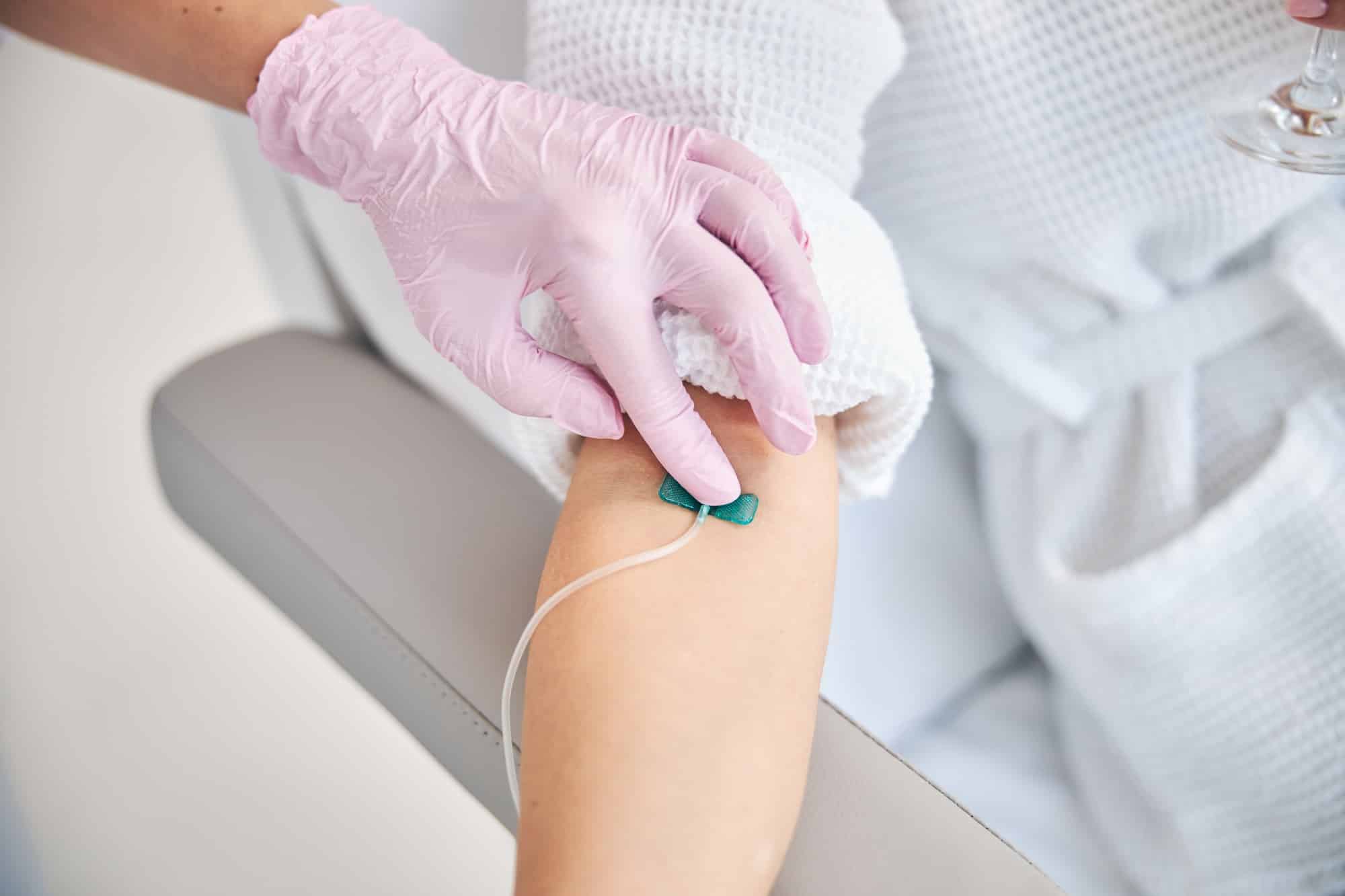 Stem cell facial rejuvenation session in Tijuana